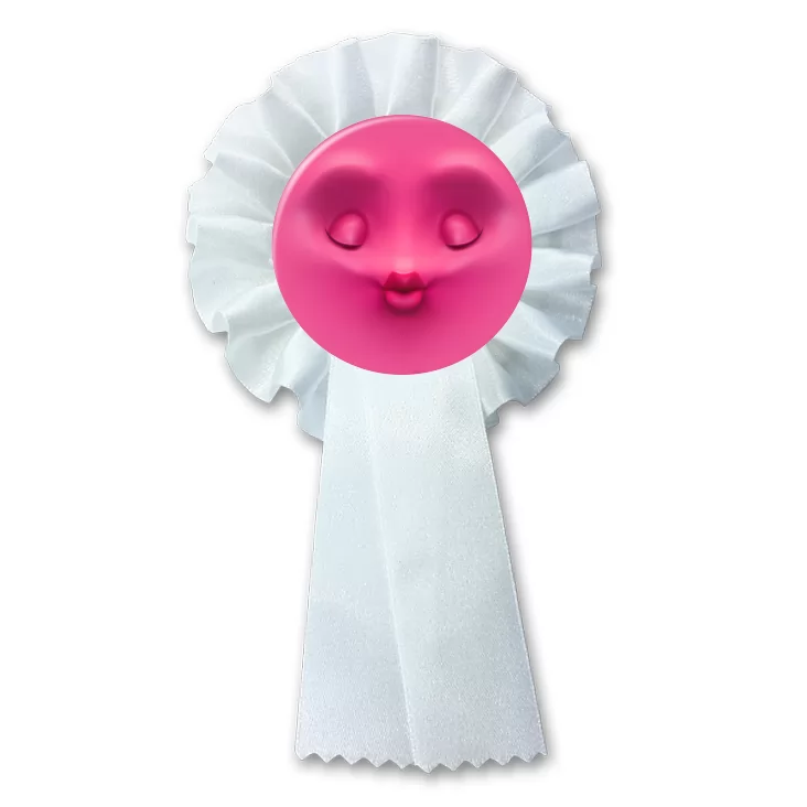 przypinka kotylion Buźka