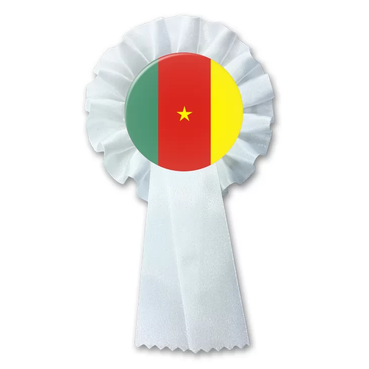 przypinka kotylion Flaga Kamerun