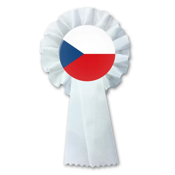 przypinka kotylion Flaga Czechy