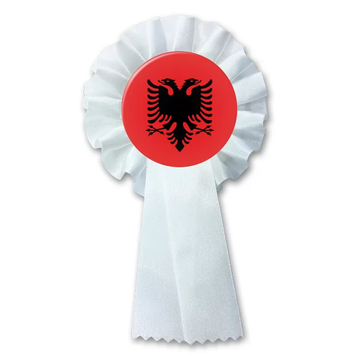 przypinka kotylion Flaga Albania