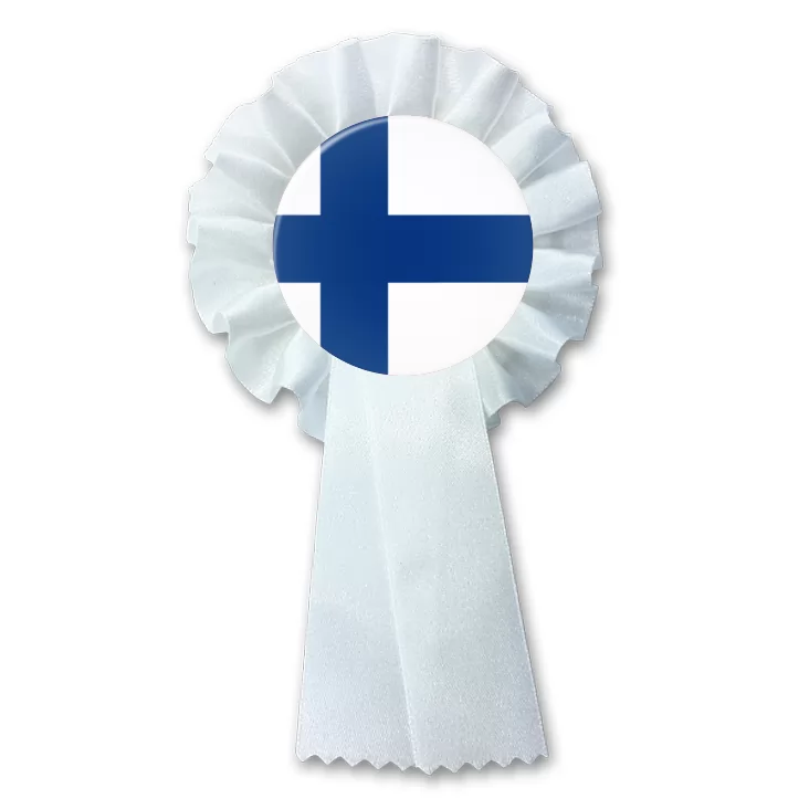 przypinka kotylion Flaga Finlandia