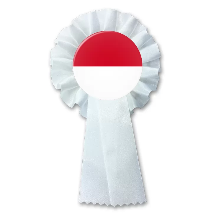 przypinka kotylion Flaga Monako