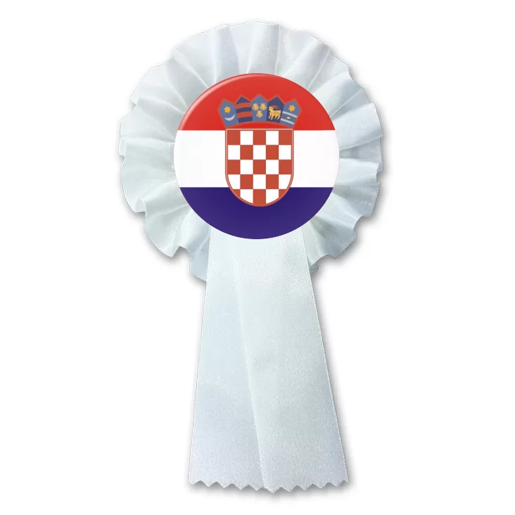 przypinka kotylion Flaga Chrowacja