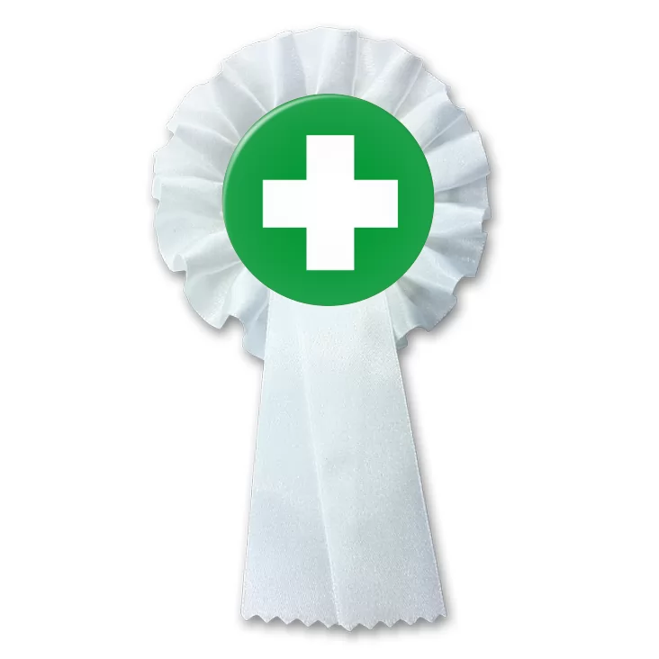 przypinka kotylion Krzyż