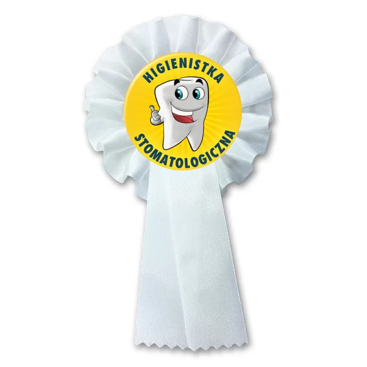 przypinka kotylion Higienistka stomatologiczna