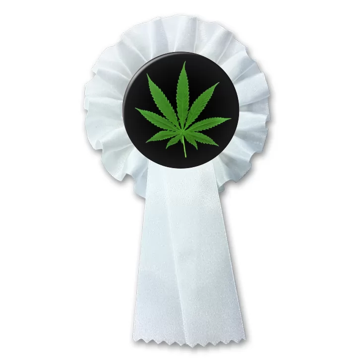 przypinka kotylion Liść