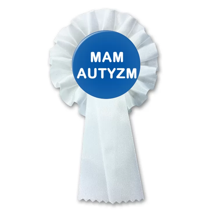 przypinka kotylion Mam autyzm
