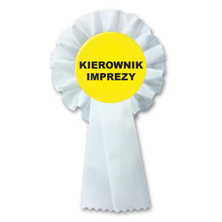 przypinka kotylion Kierownik imprezy