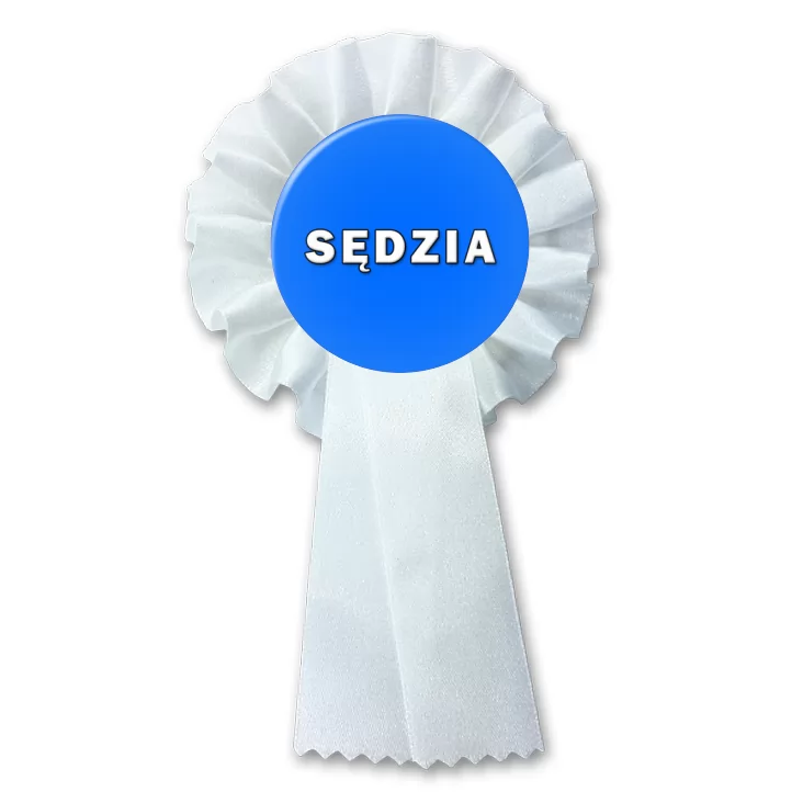 przypinka kotylion Sędzia