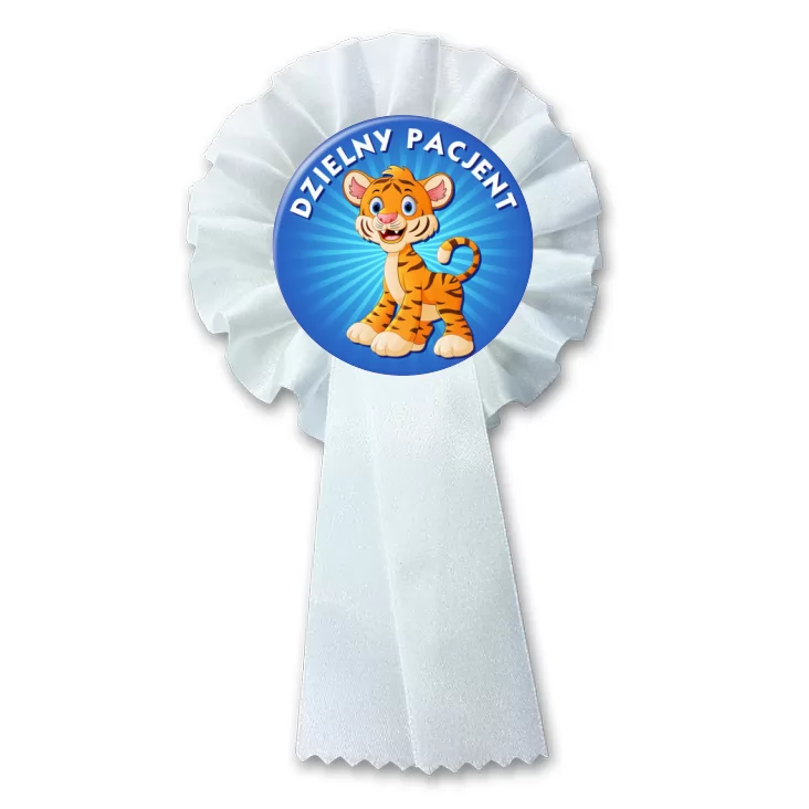 przypinka kotylion Dzielny Pacjent