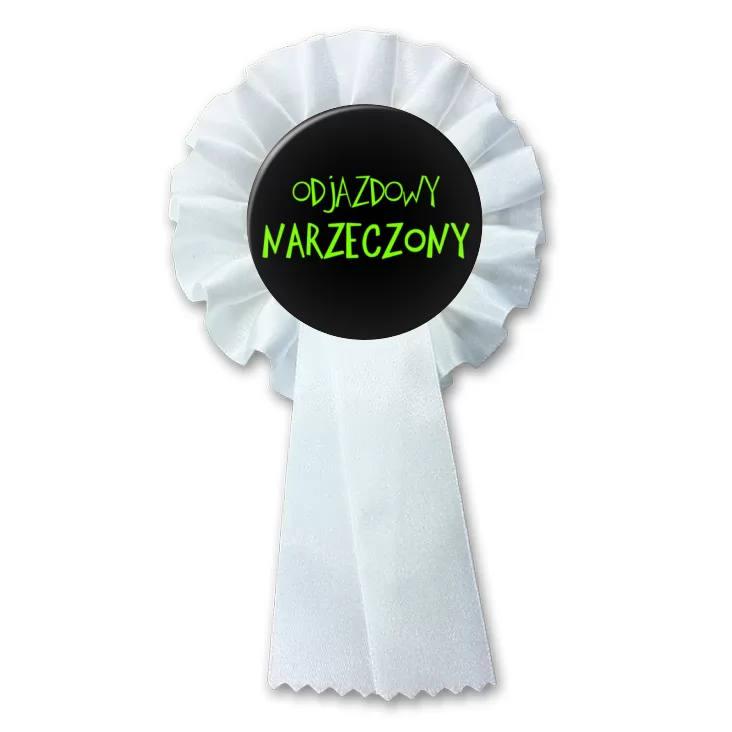 przypinka kotylion Odjazdowy narzeczony