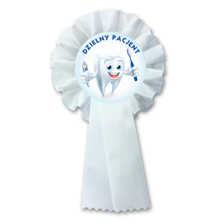 przypinka kotylion Dzielny Pacjent