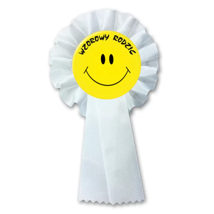 przypinka kotylion Wzorowy Rodzic