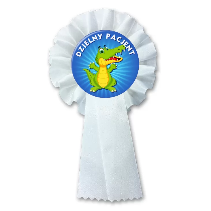 przypinka kotylion Dzielny Pacjent