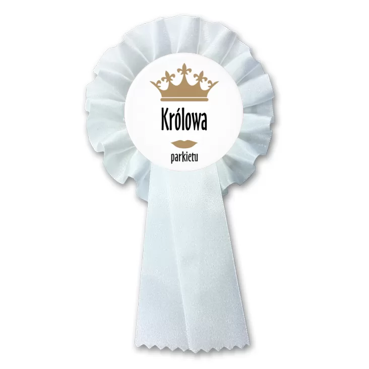 przypinka kotylion Królowa parkietu