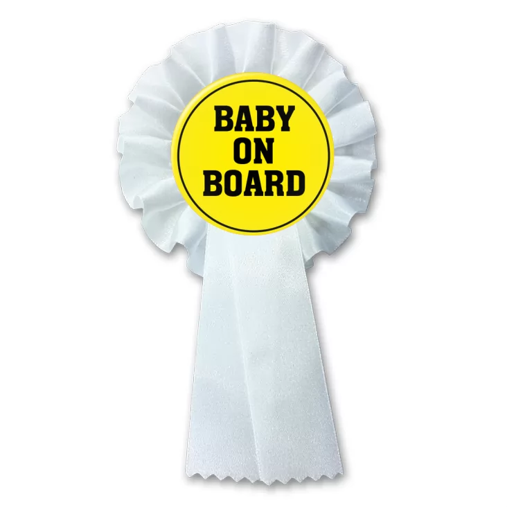 przypinka kotylion Baby on board