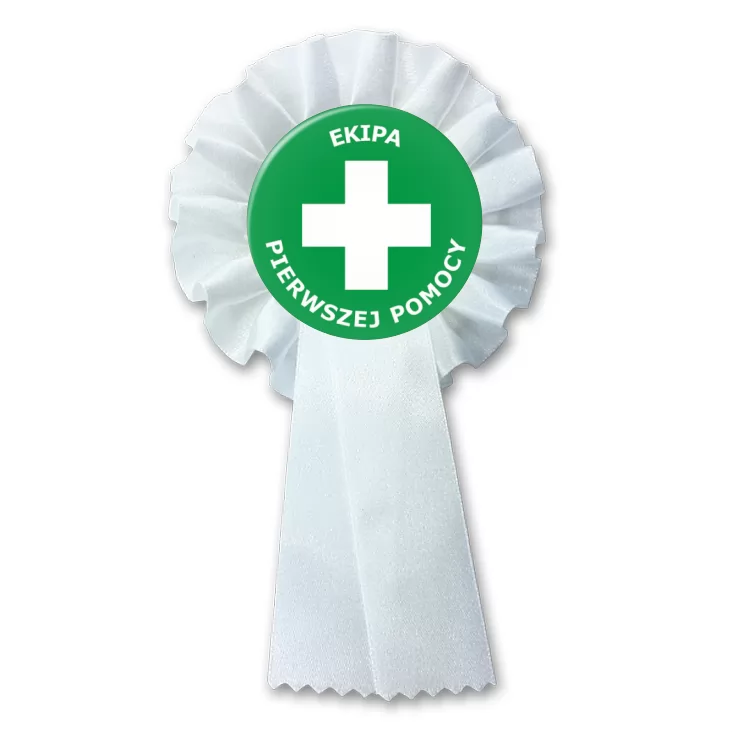 przypinka kotylion Ekipa pierwszej pomocy