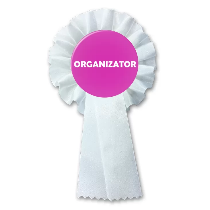 przypinka kotylion Organizator