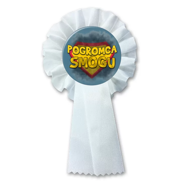 przypinka kotylion Pogromca smogu