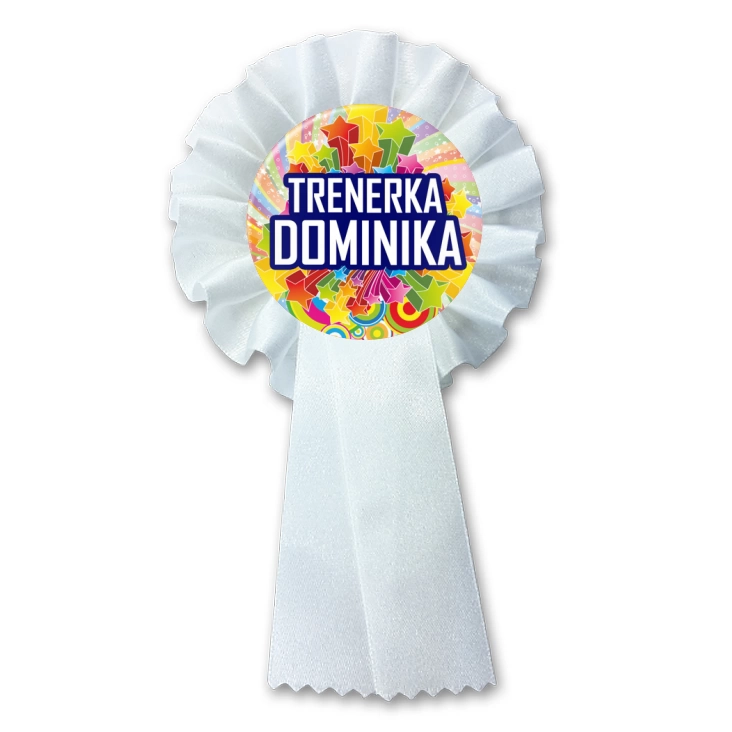 przypinka kotylion Trenerka