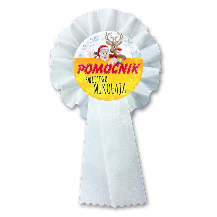 przypinka kotylion Pomocnik Świętego Mokołaja