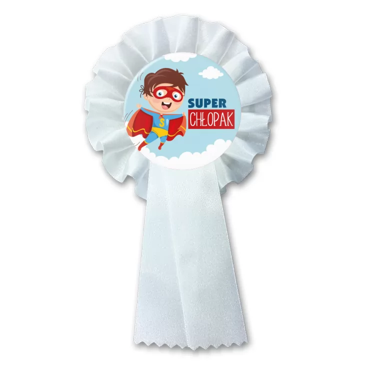 przypinka kotylion Super chłopak w locie Dzień Chłopaka
