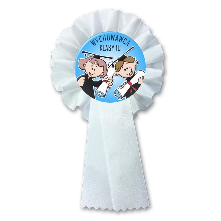przypinka kotylion Wychowawca klasy 1c