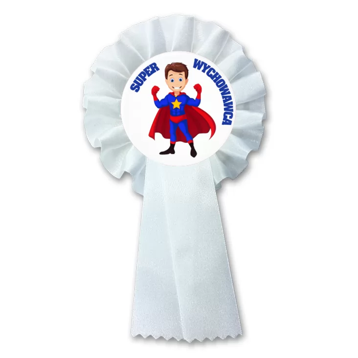 przypinka kotylion Super nauczyciel