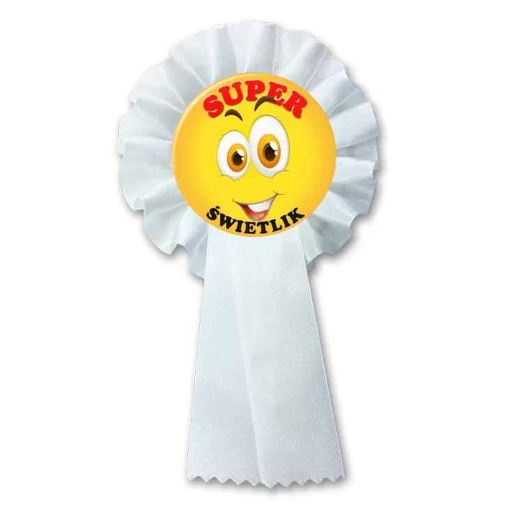 przypinka kotylion Super Świetlik