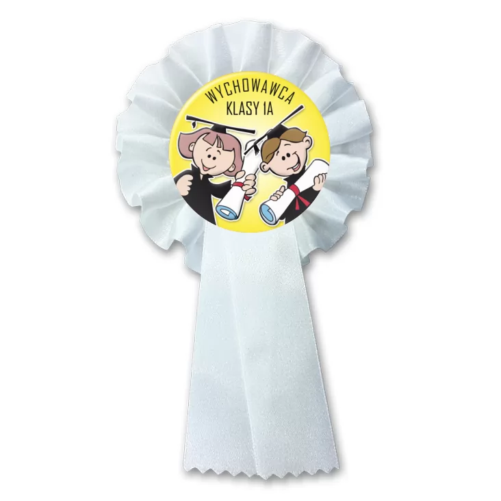przypinka kotylion Wychowawca klasy 1a