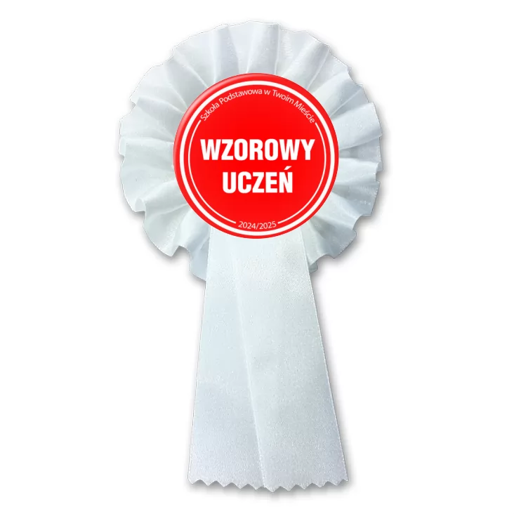 przypinka kotylion Wzorowy Uczeń Odznaka