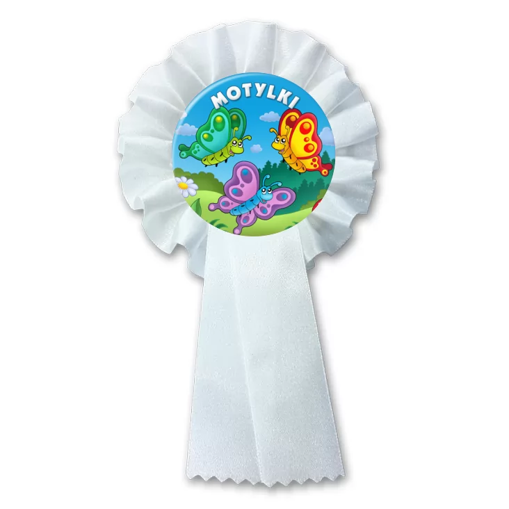 przypinka kotylion Motylki