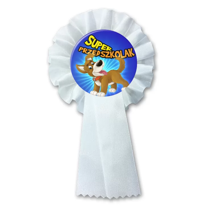 przypinka kotylion Super Przedszkolak
