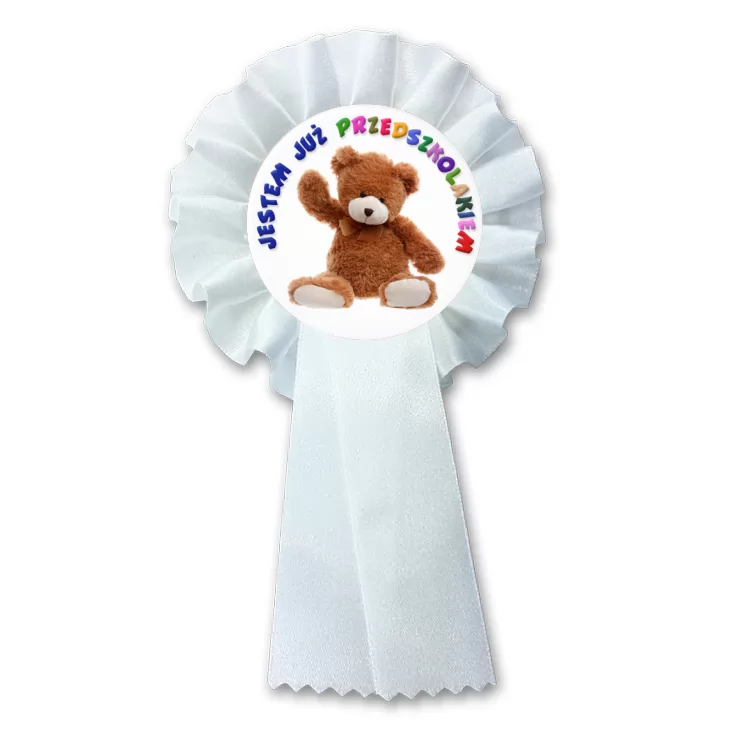 przypinka kotylion Jestem już przedszkolakiem