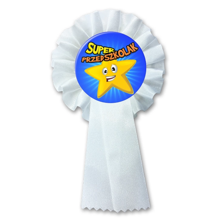 przypinka kotylion Super Przedszkolak