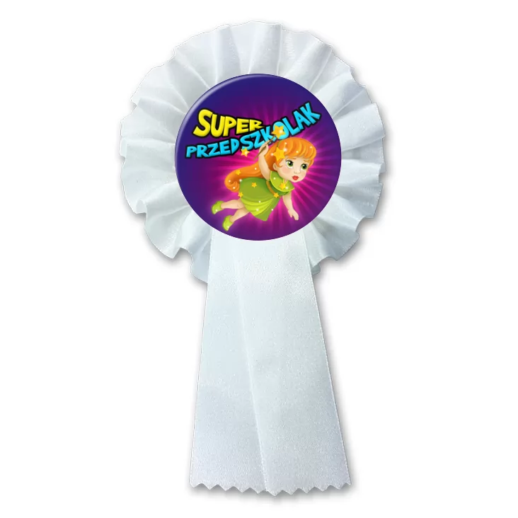 przypinka kotylion Super Przedszkolak