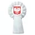 kotylion biały