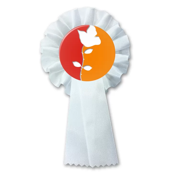 przypinka kotylion Róża