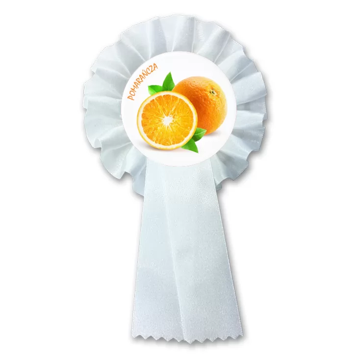 przypinka kotylion Pomarańcza