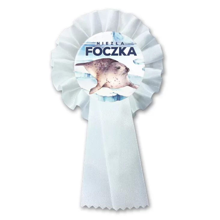 przypinka kotylion Niezła foczka