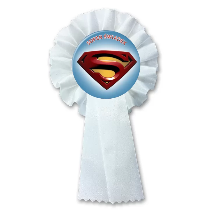 przypinka kotylion Super Świadek