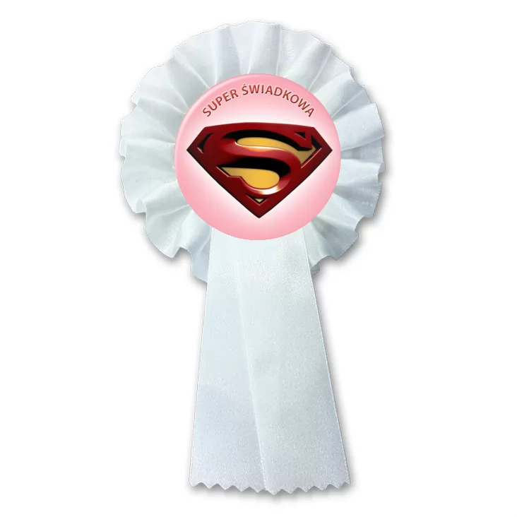 przypinka kotylion Super Świadkowa