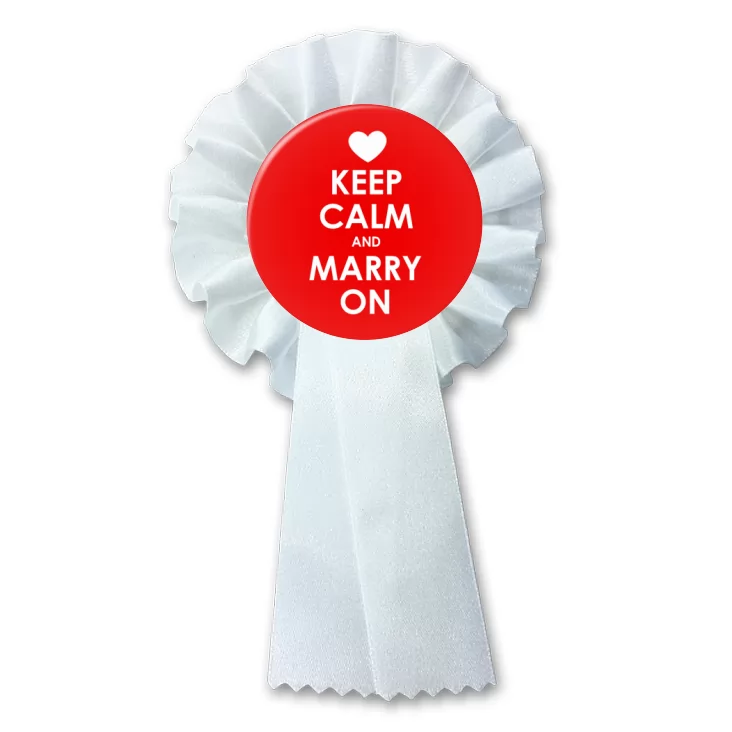 przypinka kotylion Marry On