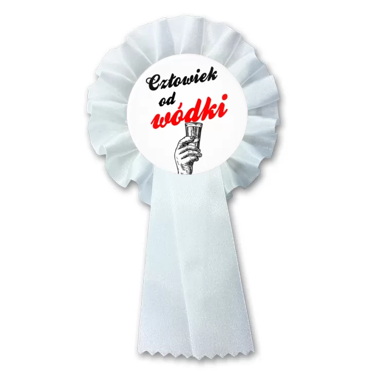 przypinka kotylion Człowiek od wódki
