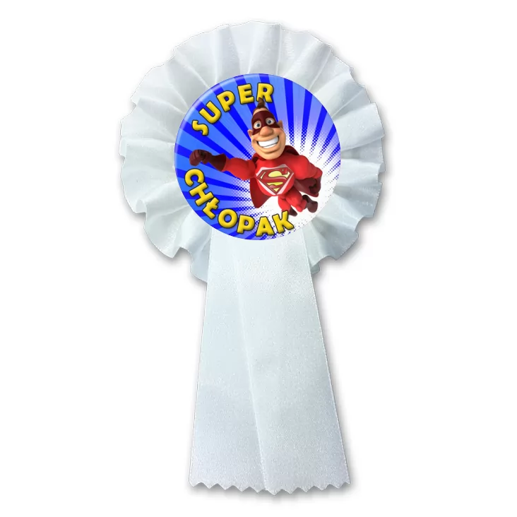 przypinka kotylion Super Chłopak