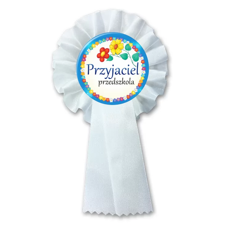 przypinka kotylion Przyjaciel Przedszkola