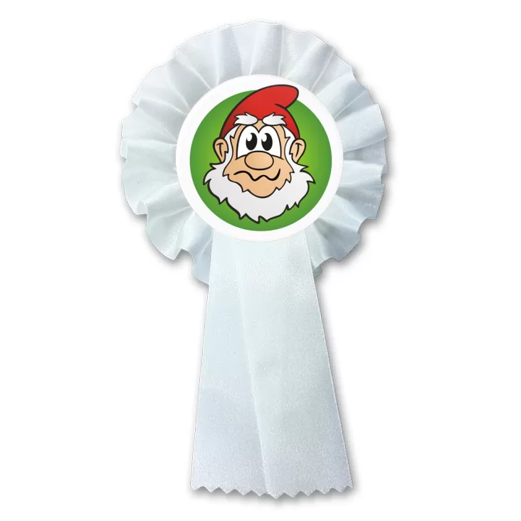przypinka kotylion Krasnal buźka 6