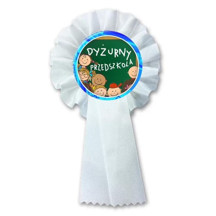 przypinka kotylion Dyżurny przedszkola
