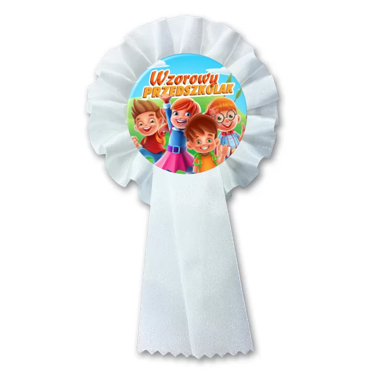 przypinka kotylion Odznaka wzorowego przedszkolaka