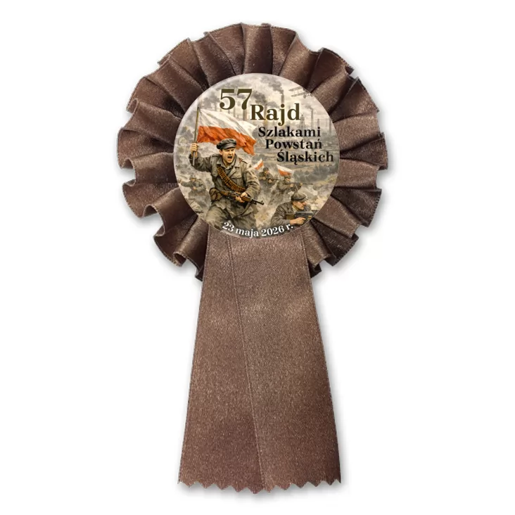 przypinka kotylion 57 Rajd Szlakami Powstań Sląskich